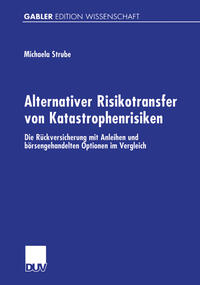 Vorderes Coverbild Alternativer Risikotransfer von Katastrophenrisiken