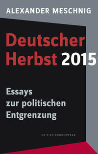 Vorderes Coverbild Deutscher Herbst 2015