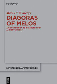 Vorderes Coverbild Diagoras of Melos