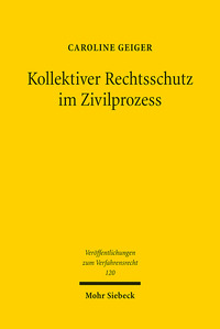 Vorderes Coverbild Kollektiver Rechtsschutz im Zivilprozess