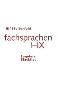 Vorderes Coverbild fachsprachen I-IX