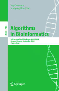 Vorderes Coverbild Algorithms in Bioinformatics