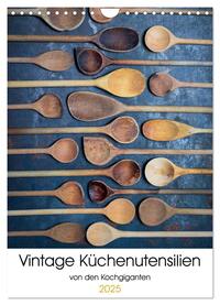Vorderes Coverbild Vintage Küchenutensilien (Wandkalender 2025 DIN A4 hoch), CALVENDO Monatskalender