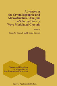 Vorderes Coverbild Advances in the Crystallographic and Microstructural Analysis of Charge Density Wave Modulated Crystals