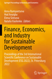 Vorderes Coverbild Finance, Economics, and Industry for Sustainable Development