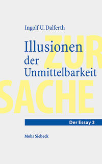 Vorderes Coverbild Illusionen der Unmittelbarkeit