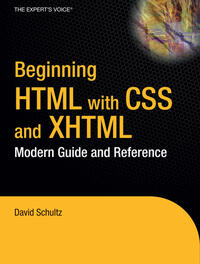 Vorderes Coverbild Beginning HTML with CSS and XHTML