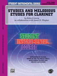 Vorderes Coverbild Student Instrumental Course: Studies and Melodious Etudes for Clarinet, Level III