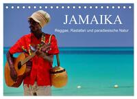 Vorderes Coverbild JAMAIKA Reggae, Rastafari und paradiesische Natur. (Tischkalender 2025 DIN A5 quer), CALVENDO Monatskalender