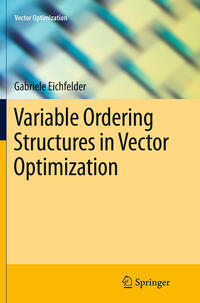Vorderes Coverbild Variable Ordering Structures in Vector Optimization