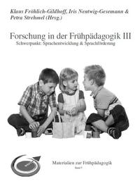 Vorderes Coverbild Forschung in der Frühpädagogik III