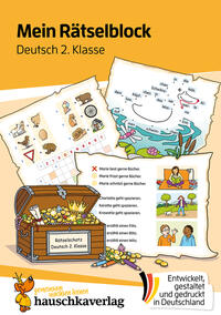 Vorderes Coverbild Mein Rätselblock Deutsch 2. Klasse