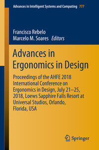 Vorderes Coverbild Advances in Ergonomics in Design