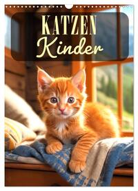 Vorderes Coverbild Katzenkinder (Wandkalender 2025 DIN A3 hoch), CALVENDO Monatskalender