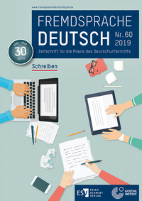 Vorderes Coverbild Fremdsprache Deutsch - - Heft 60 (2019): Schreiben