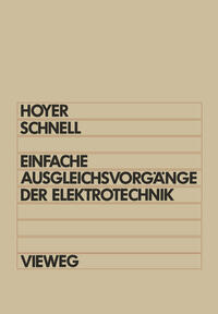 Vorderes Coverbild Einfache Ausgleichsvorgänge der Elektrotechnik
