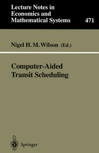 Vorderes Coverbild Computer-Aided Transit Scheduling