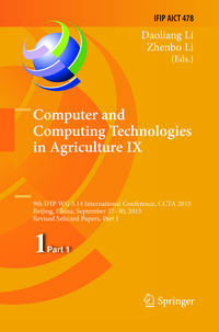 Vorderes Coverbild Computer and Computing Technologies in Agriculture IX