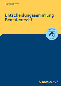 Vorderes Coverbild Entscheidungssammlung Beamtenrecht