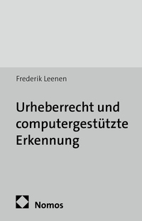 Vorderes Coverbild Urheberrecht und computergestützte Erkennung