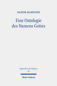 Vorderes Coverbild Eine Ontologie des Namens Gottes