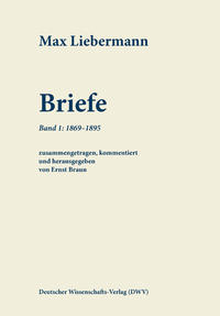 Vorderes Coverbild Max Liebermann: Briefe