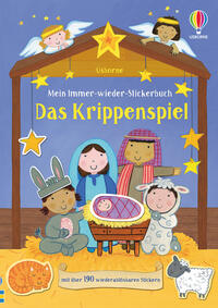 Vorderes Coverbild Mein Immer-wieder-Stickerbuch: Das Krippenspiel