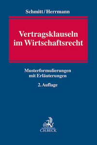 Vorderes Coverbild Vertragsklauseln im Wirtschaftsrecht