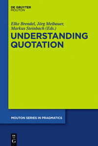 Vorderes Coverbild Understanding Quotation