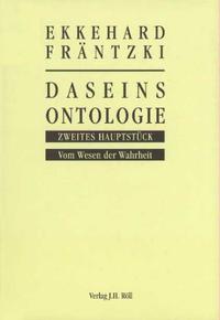 Vorderes Coverbild Daseinsontologie