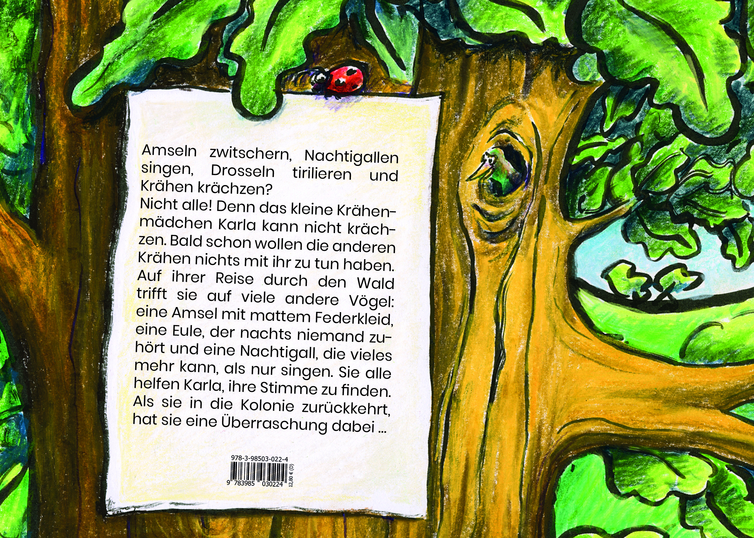 Rückseitencover Karla kann nicht krächzen