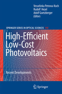 Vorderes Coverbild High-Efficient Low-Cost Photovoltaics