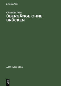 Vorderes Coverbild Übergänge ohne Brücken