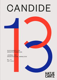 Vorderes Coverbild Candide. Journal for Architectural Knowledge