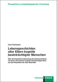 Vorderes Coverbild Lebensgeschichten alter Eltern kognitiv beeinträchtigter Menschen