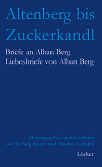 Vorderes Coverbild Altenberg bis Zuckerkandl