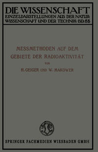 Vorderes Coverbild Meßmethoden auf dem Gebiete der Radioaktivität