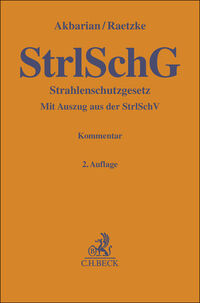 Vorderes Coverbild Strahlenschutzgesetz. StrlSchG