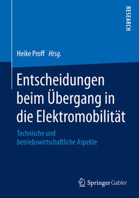 Vorderes Coverbild Entscheidungen beim Übergang in die Elektromobilität