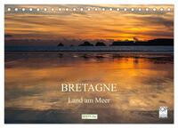 Vorderes Coverbild Bretagne - Land am Meer (Tischkalender 2025 DIN A5 quer), CALVENDO Monatskalender