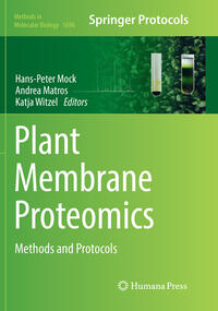 Vorderes Coverbild Plant Membrane Proteomics