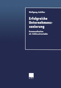 Vorderes Coverbild Erfolgreiche Unternehmenssanierung