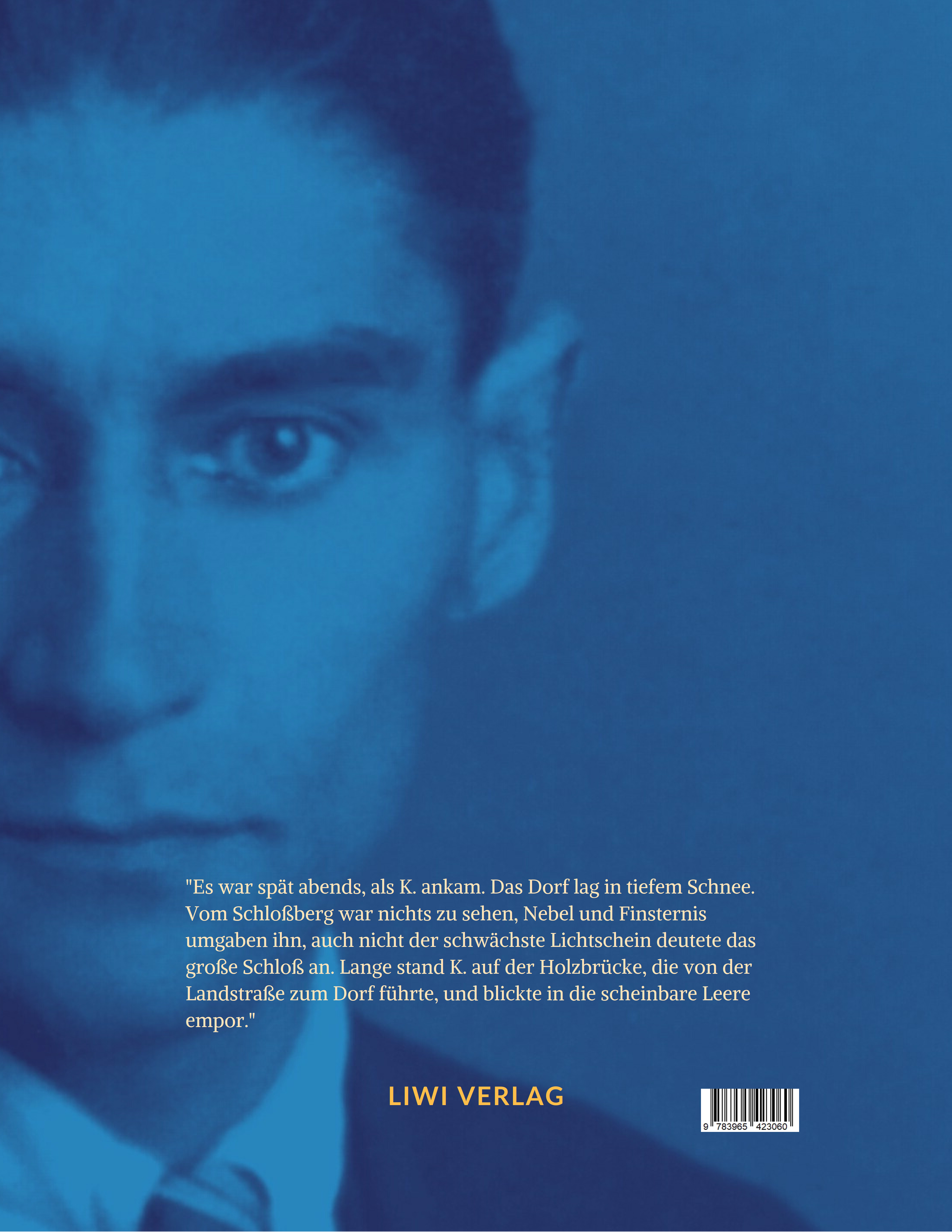 Rückseitencover Franz Kafka: Das Schloß