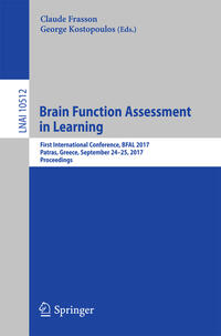 Vorderes Coverbild Brain Function Assessment in Learning