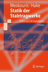 Vorderes Coverbild Statik der Stabtragwerke