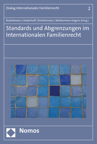 Vorderes Coverbild Standards und Abgrenzungen im internationalen Familienrecht