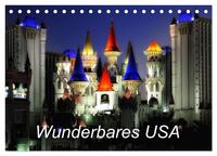 Vorderes Coverbild Wunderbares USA (Tischkalender 2025 DIN A5 quer), CALVENDO Monatskalender
