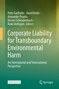 Vorderes Coverbild Corporate Liability for Transboundary Environmental Harm