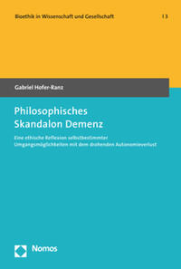 Vorderes Coverbild Philosophisches Skandalon Demenz