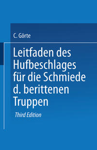 Vorderes Coverbild Leitfaden des Hufbeschlages für die Schmiede der berittenen Truppen